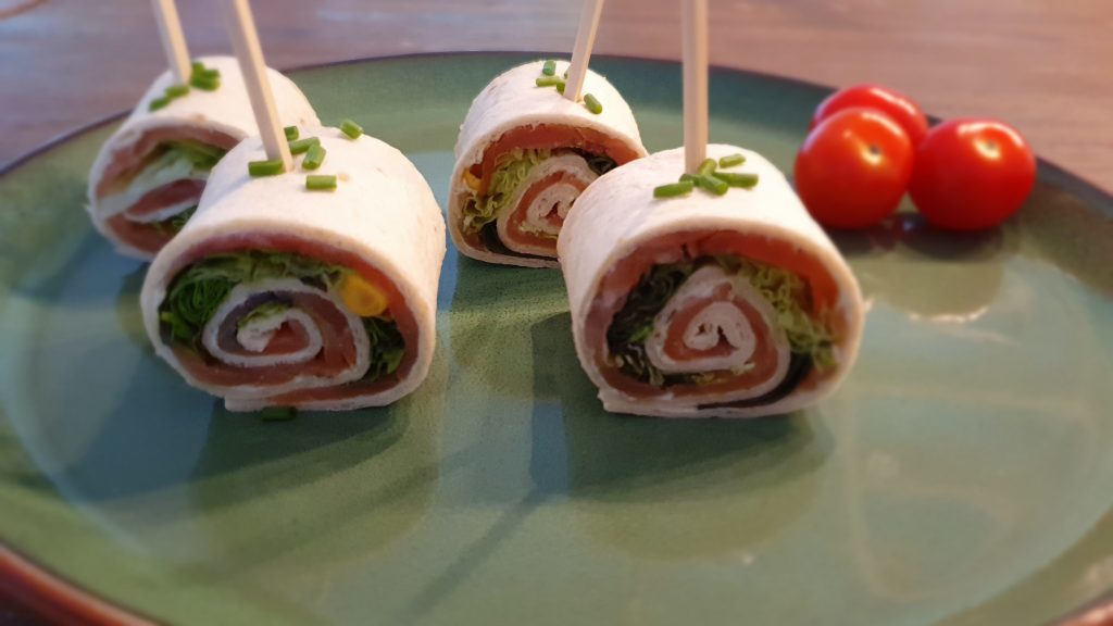 wrap met zalm