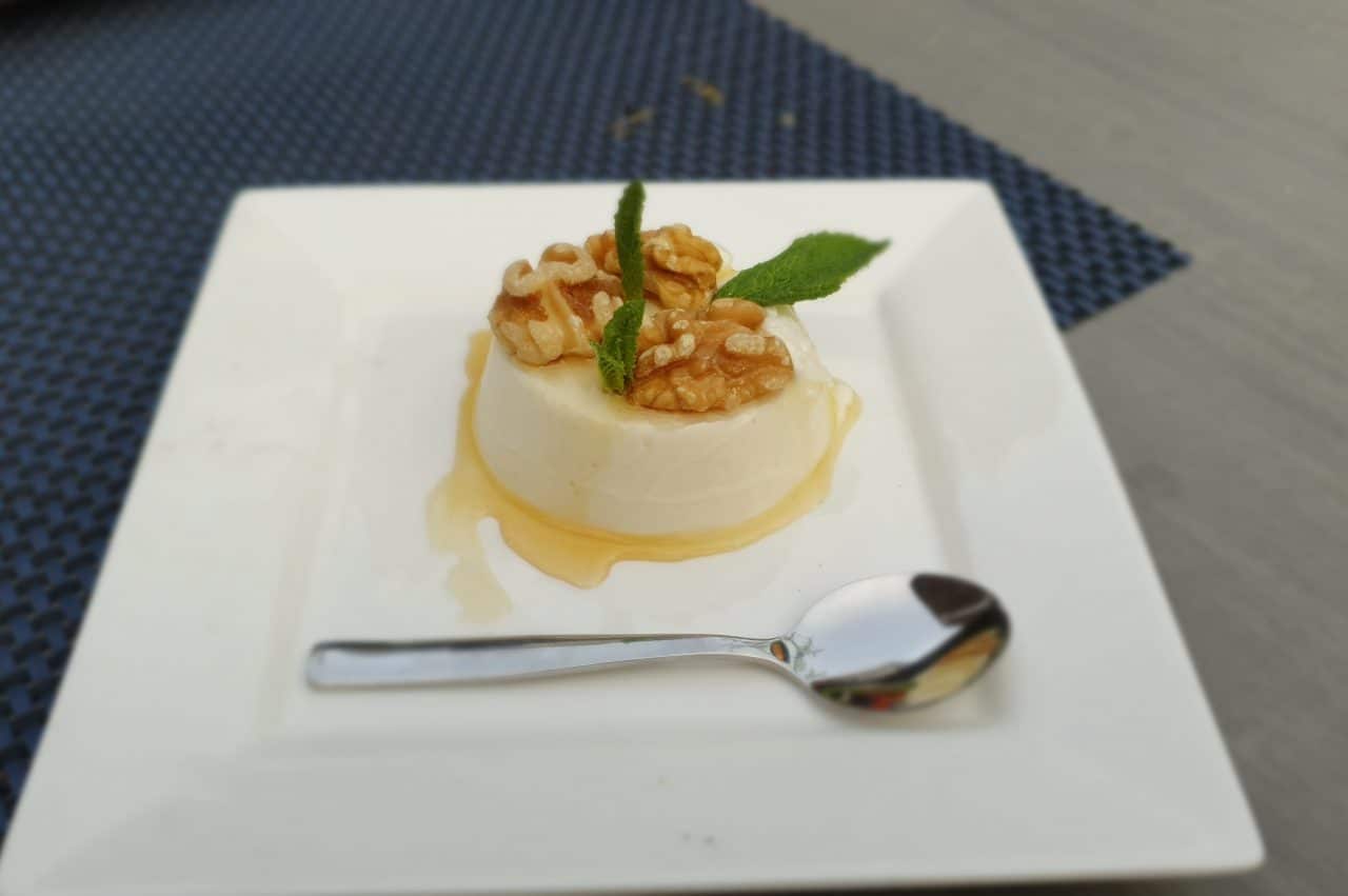Panna Cotta met griekse yoghurt en honing