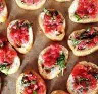 bruschetta carpaccio