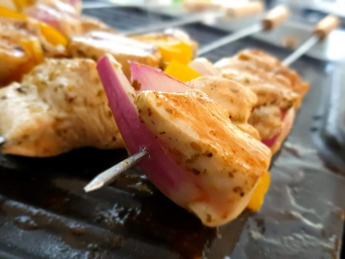 Griekse souvlaki