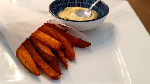 zoete aardappel friet