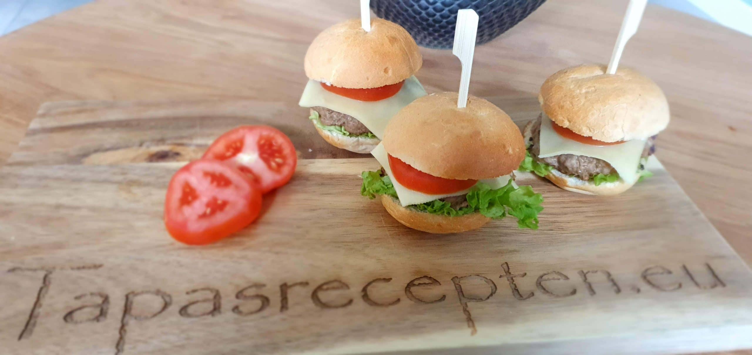 Kleverig rib Aangepaste Mini hamburgers - Tapas recepten