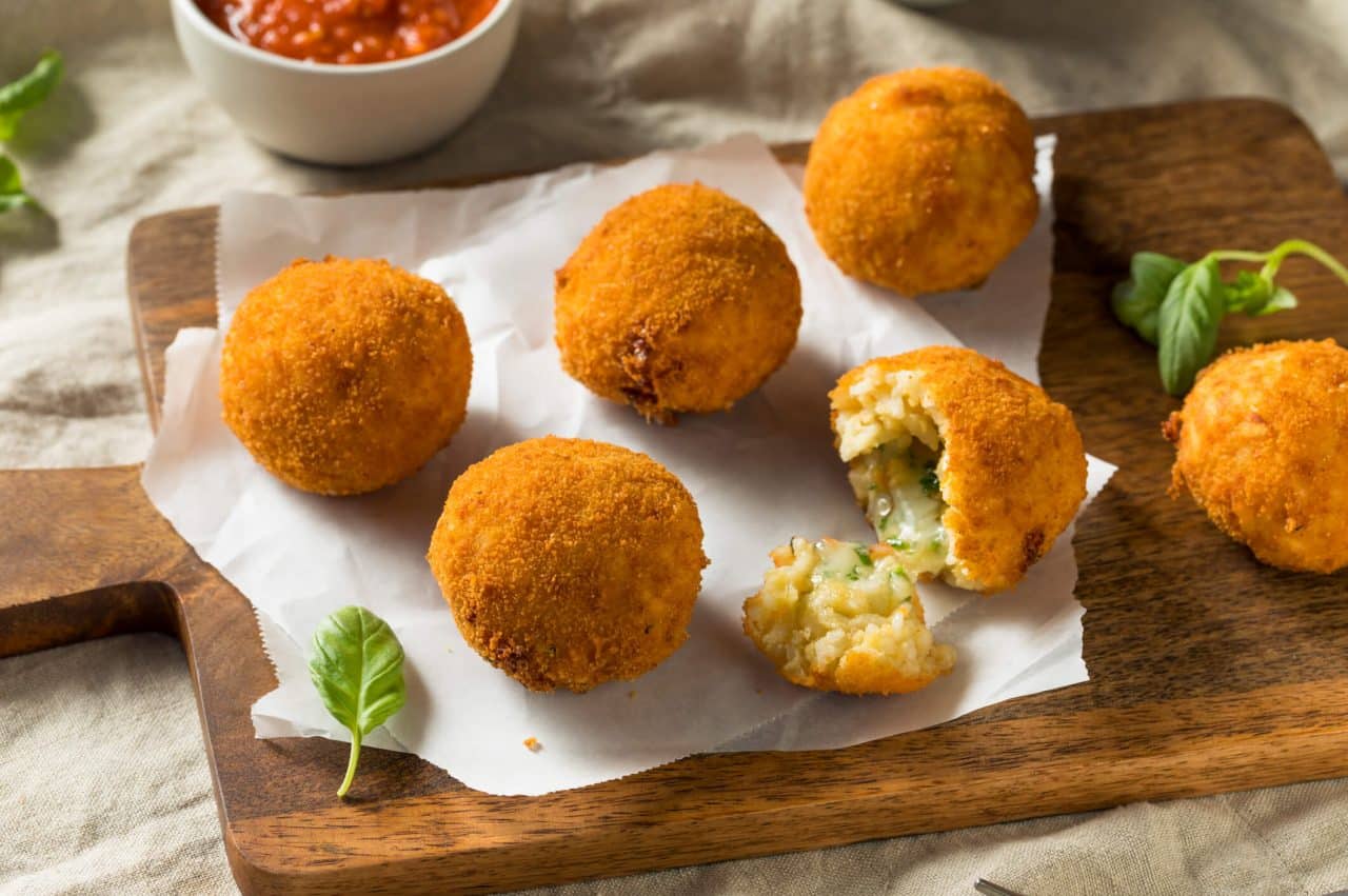 Arancini risotto balletjes
