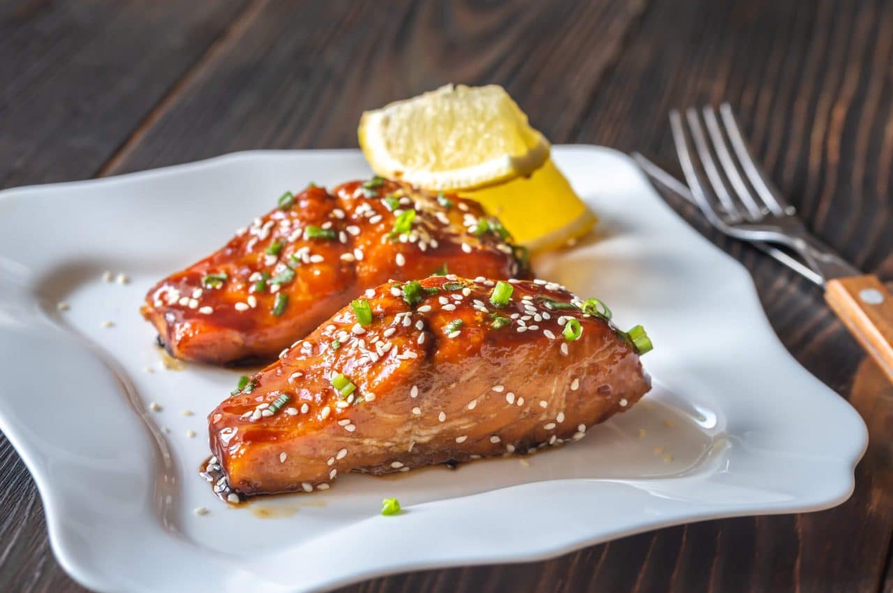 Zalm teriyaki