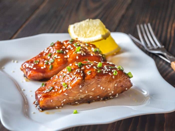 Zalm teriyaki